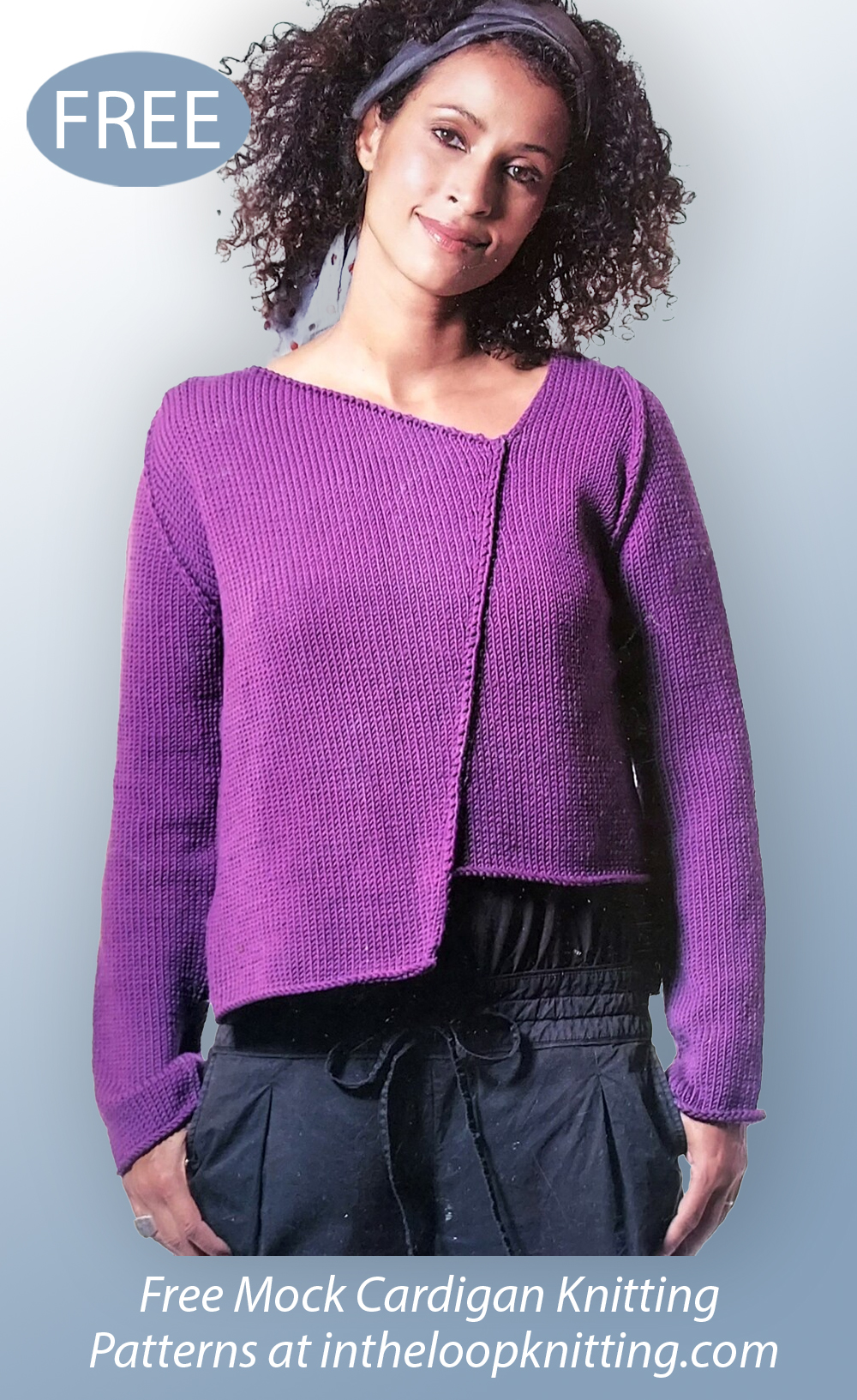 Free Women's Wakame Sweater Knitting Pattern