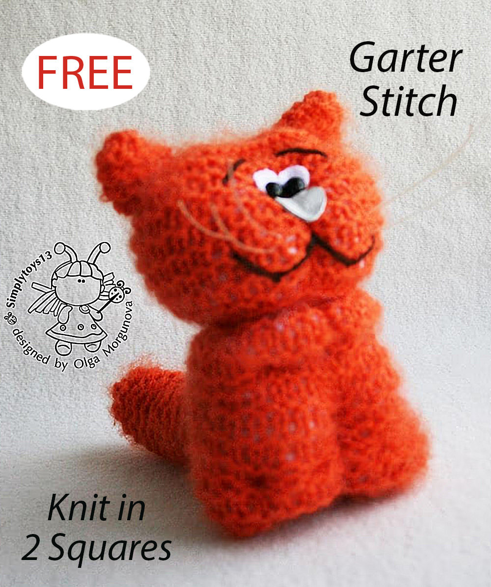 Free Knitting Pattern Waldorf Cat