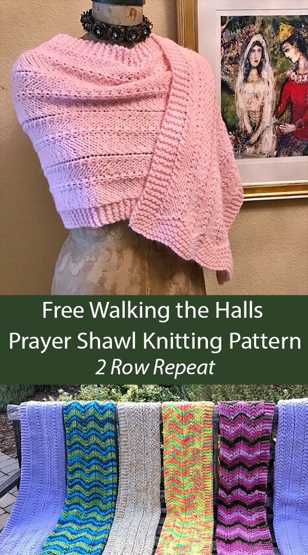 Free Prayer Shawl Knitting Pattern Walking The Halls 835e