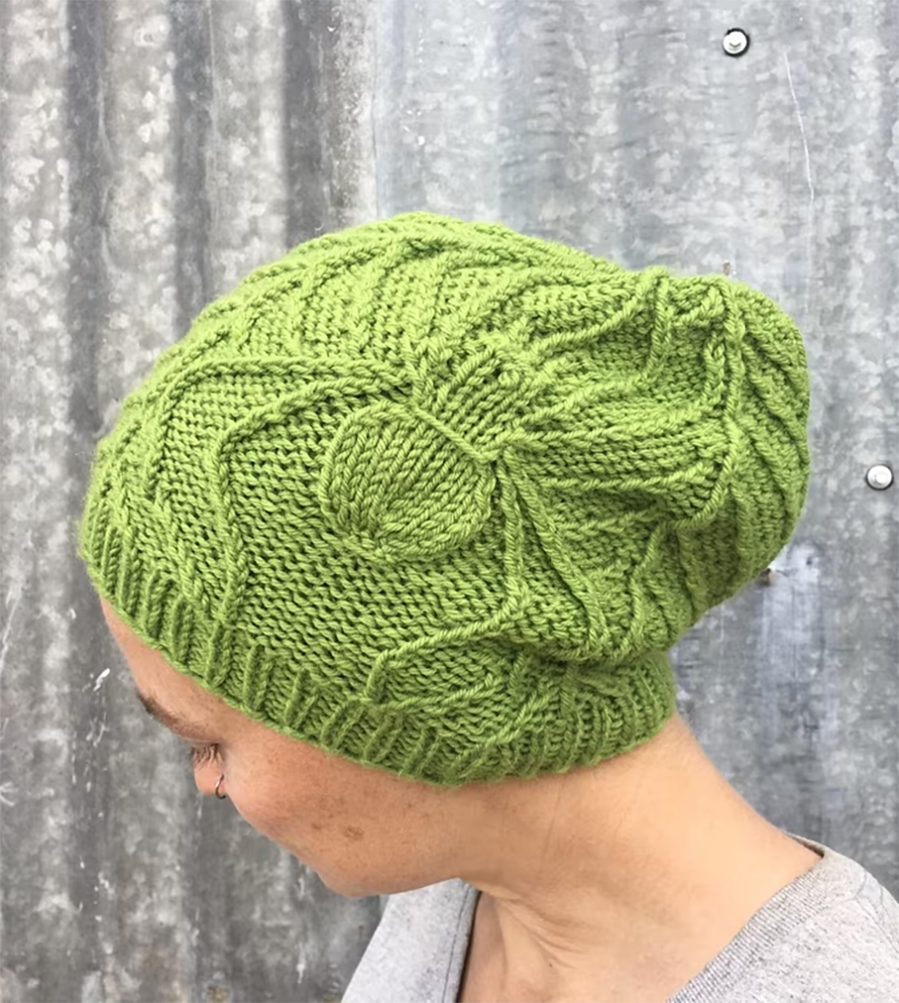 Knitting Pattern Walking into Spiderwebs Hat
