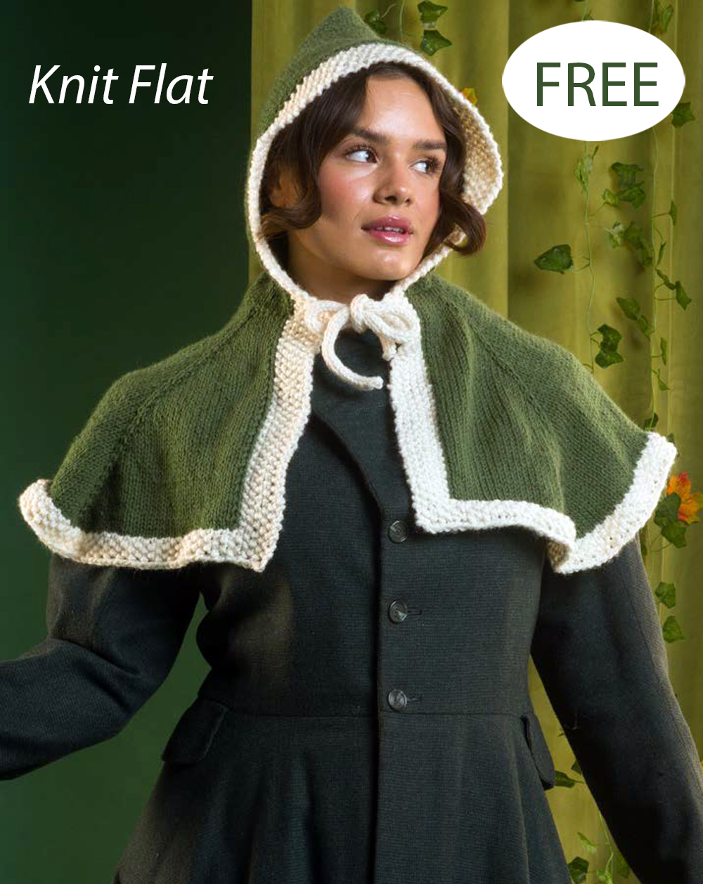 Free Wandering Woods Knit Hood Knitting Pattern