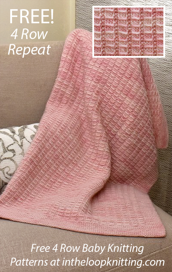 Free Baby Blanket Knitting Pattern Warm Hands Baby Blanket
