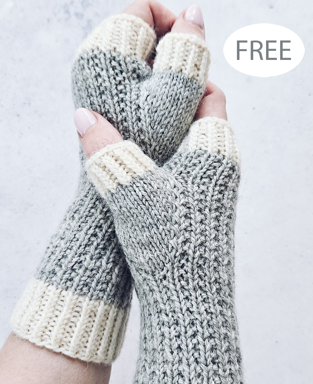 Free Knitting Pattern Warm Hands Mitts