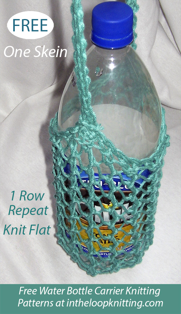 Free Water Bottle Holder Knitting Pattern