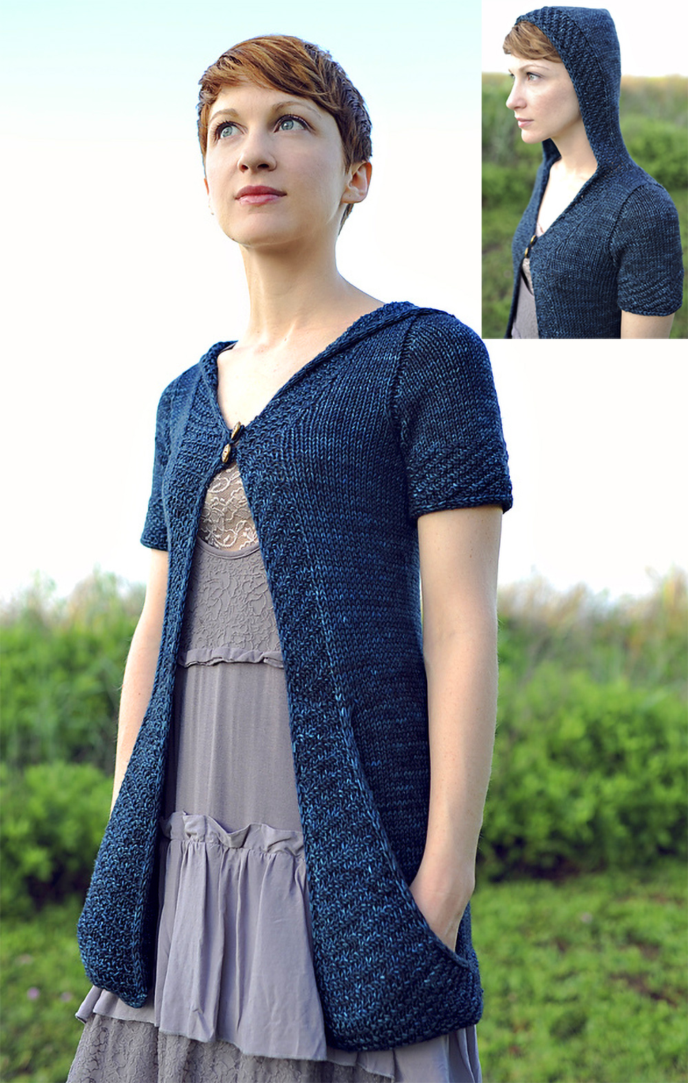 Watercourse Cardigan Knitting Pattern 