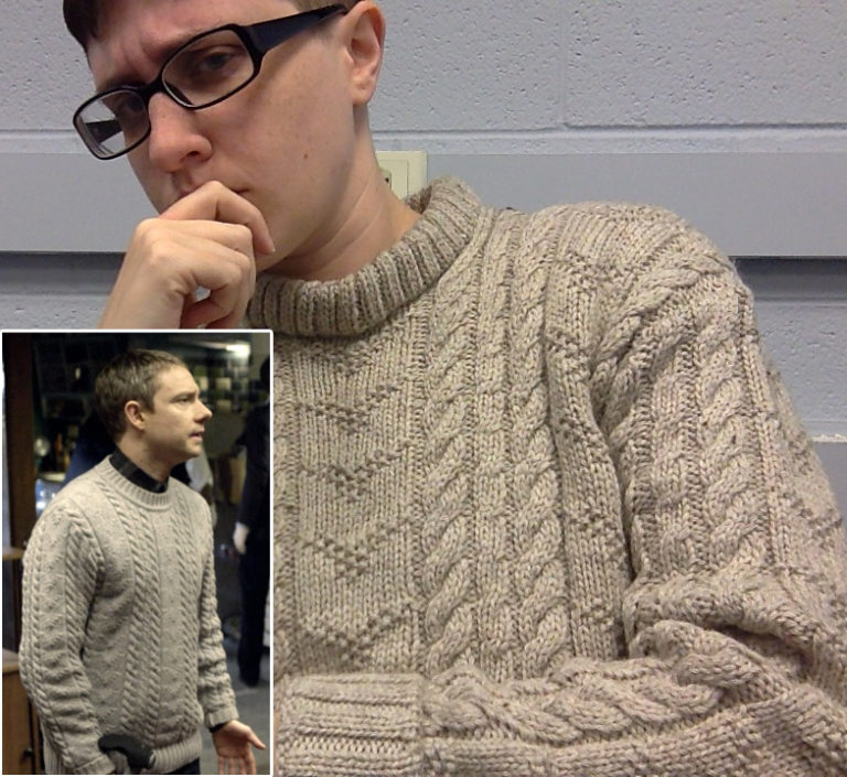 Men's Cable Sweater Knitting Pattern Free