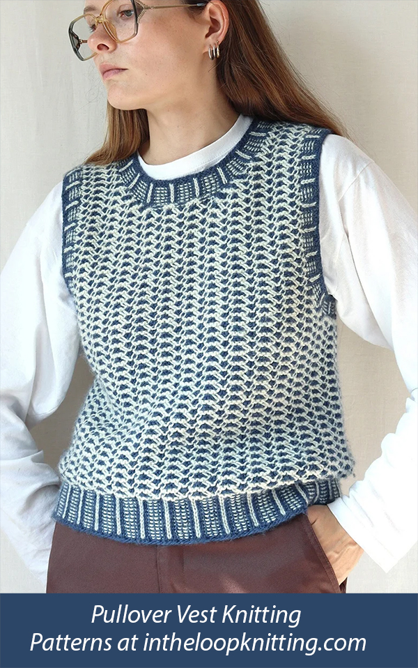 Wave Vest Knitting Pattern
