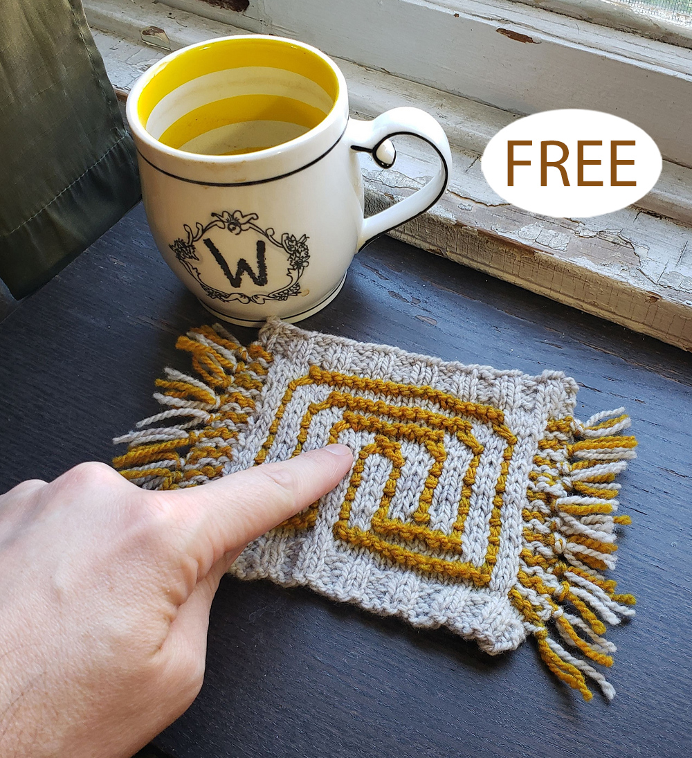 Wee Finger Labyrinth Free Knitting Pattern