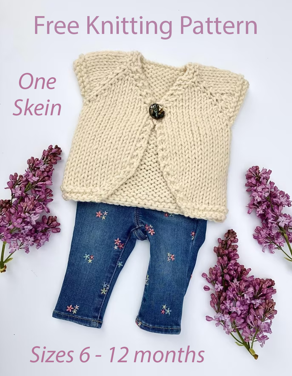 Free One Skein Wee Love Bug Knitting Pattern