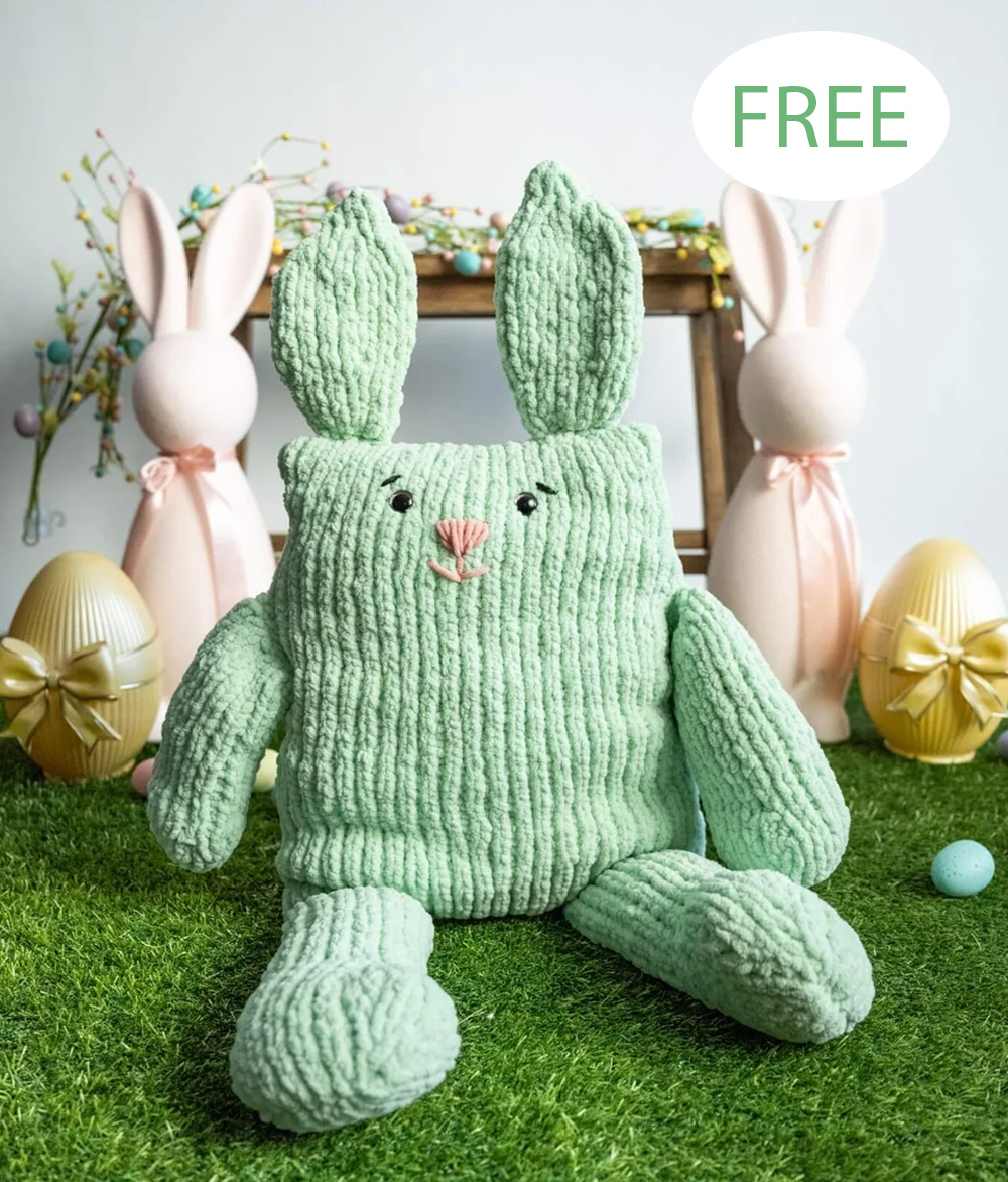 Free Weighted Bunny Knitting Pattern