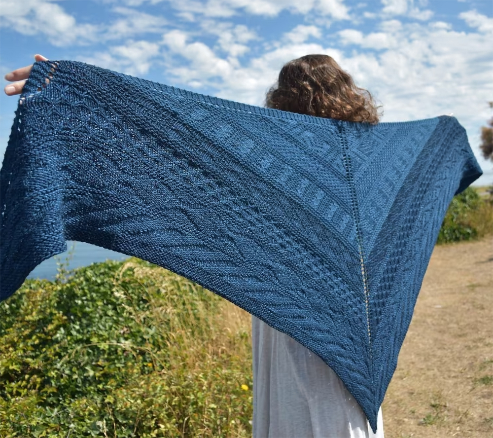 Wet Coast Shawl Knitting Pattern