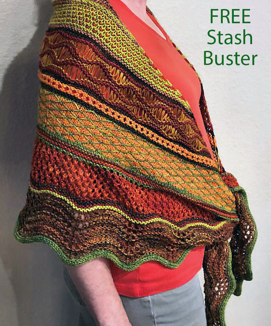 What's the Color Theme Shawl Knitting Pattern
