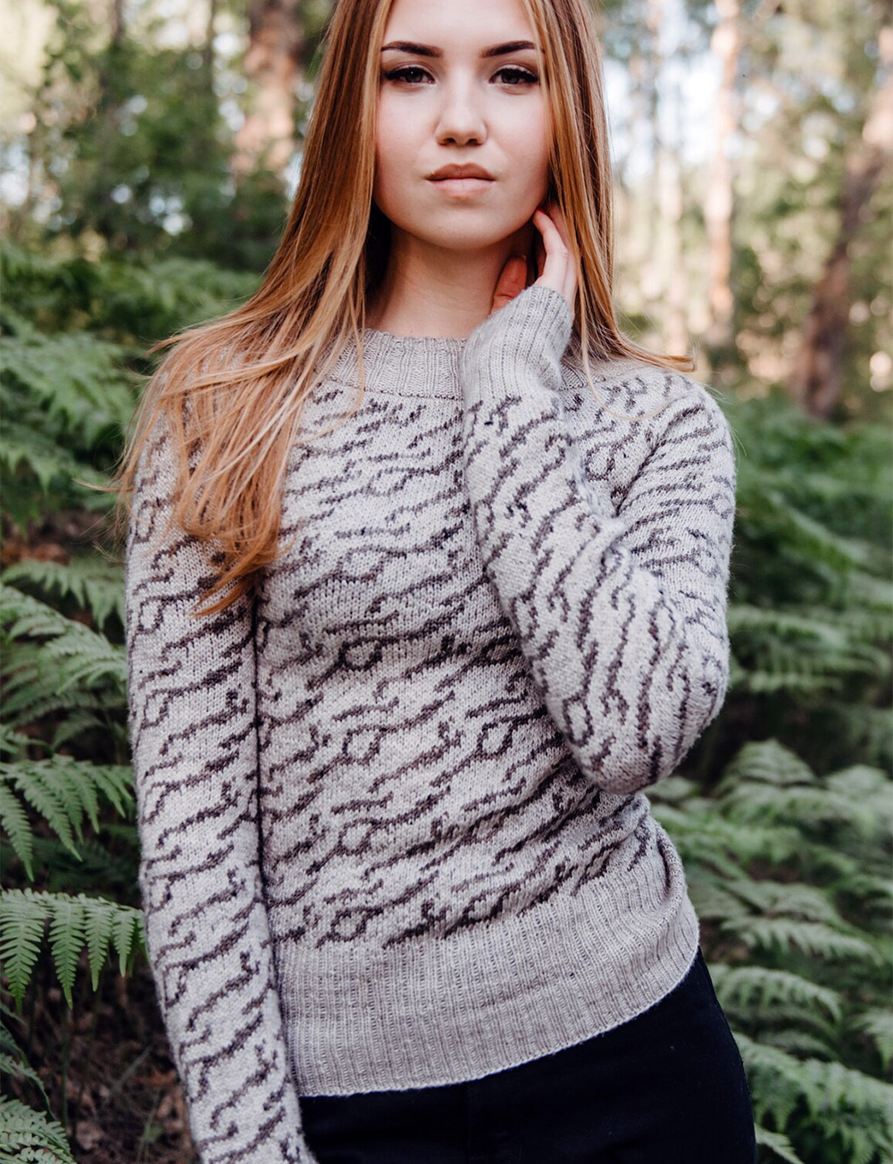 Wildcat Sweater  Knitting Pattern 