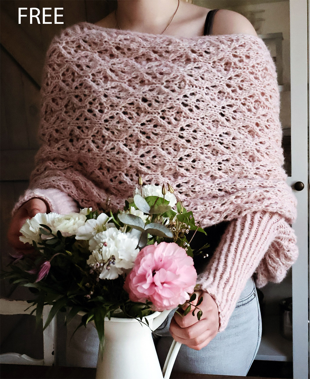 Free Willow Sweater Scarf Knitting Pattern