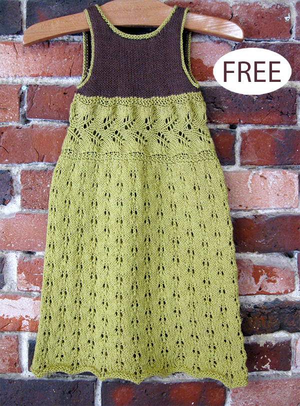 Free Children's Knitted Dress  Knitting Pattern