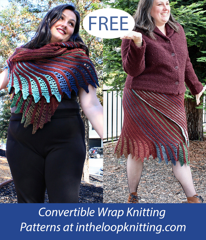 Free Wilwarinda Convertible Shawl Knitting Pattern 