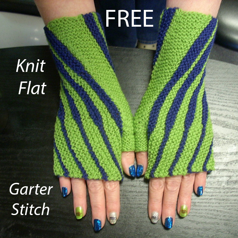 Winding Mitts Knitting Pattern 