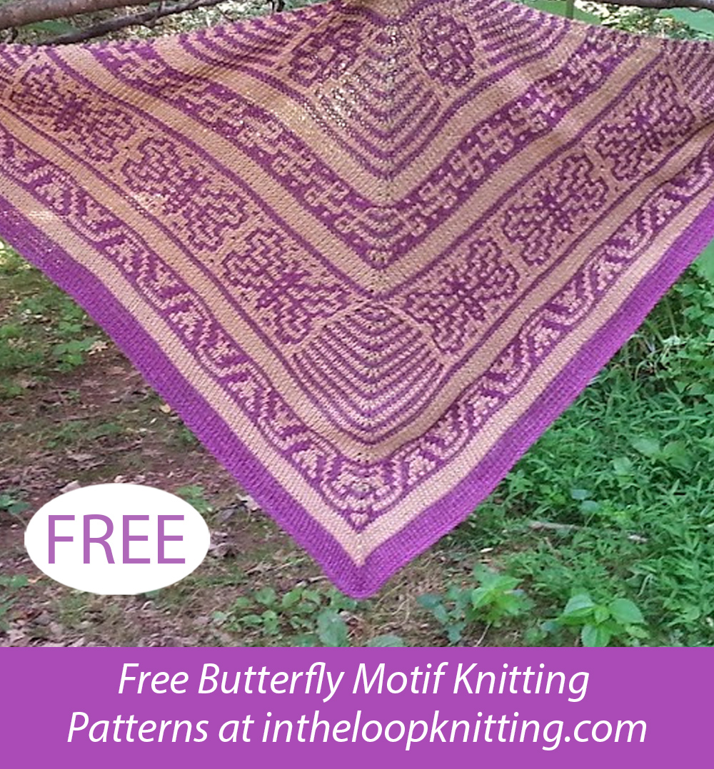 Free Winging It Shawl Knitting Pattern