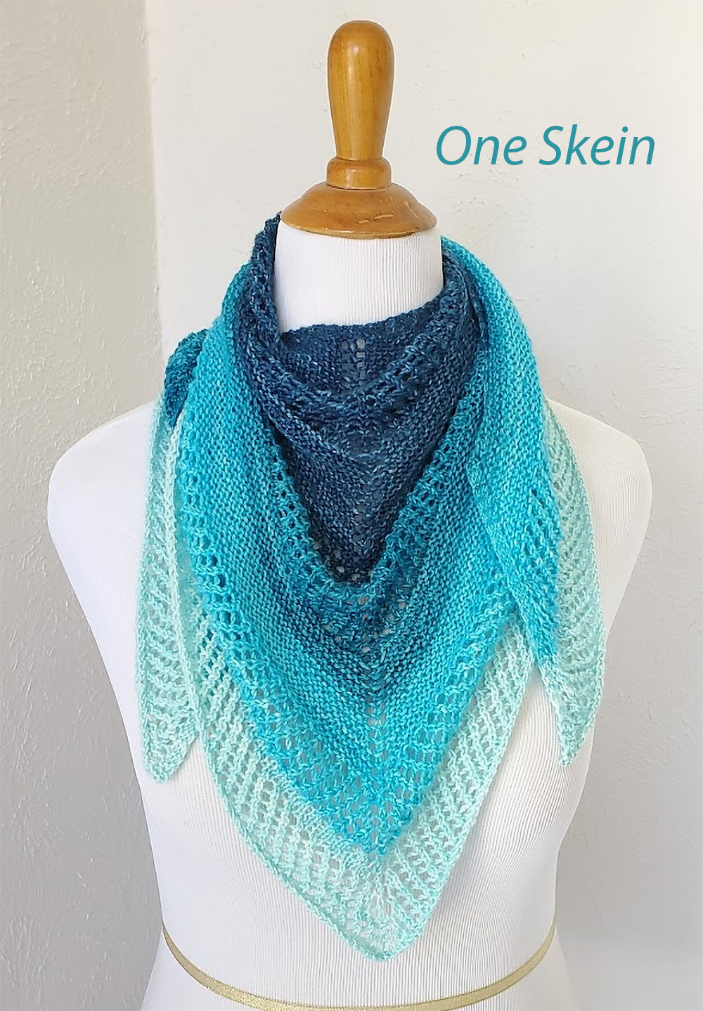 Free Winter Chill Shawl Colorful Shawl Knitting Pattern