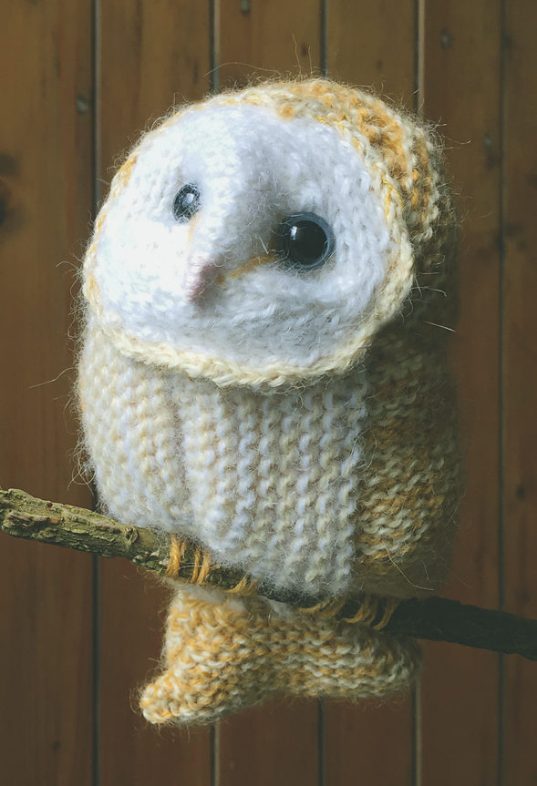 Free Knitting Pattern for Winter White Owl