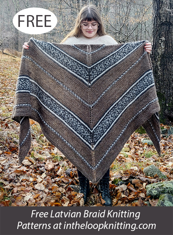 Winter Woods Shawl Free Knitting Pattern