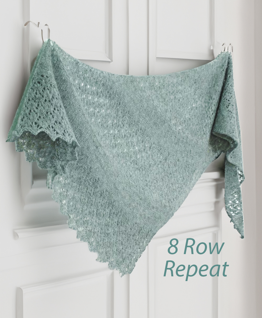 Wintermint Shawl Knitting Pattern