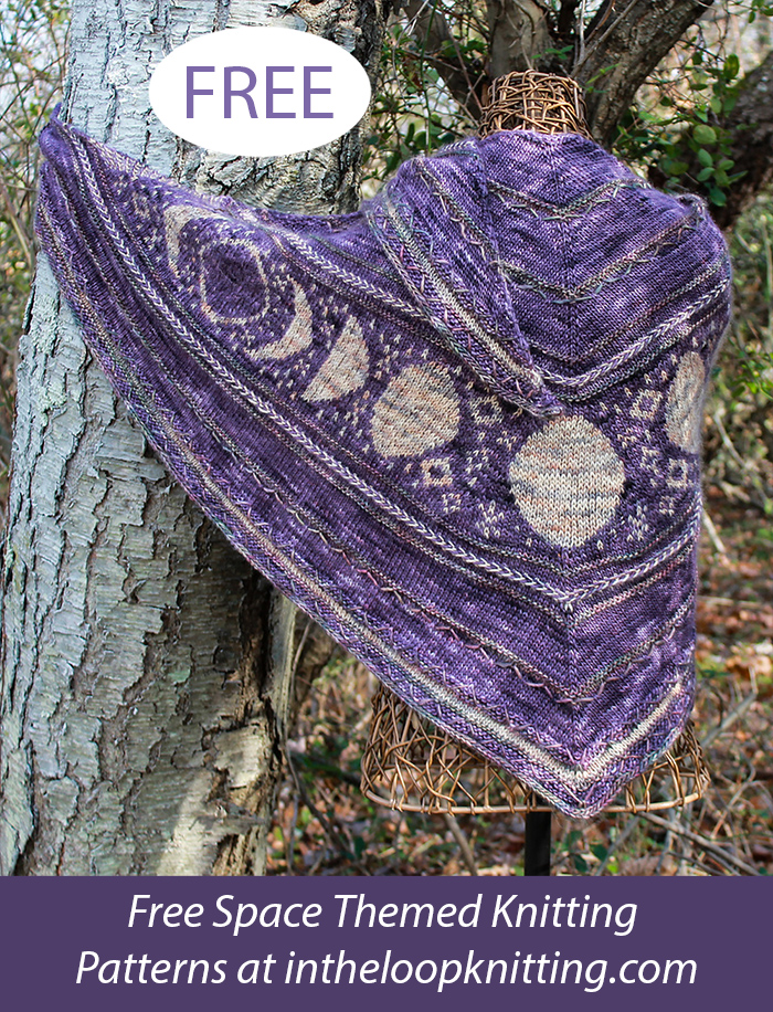 Free Wisdom of the Moon Shawl Knitting Pattern