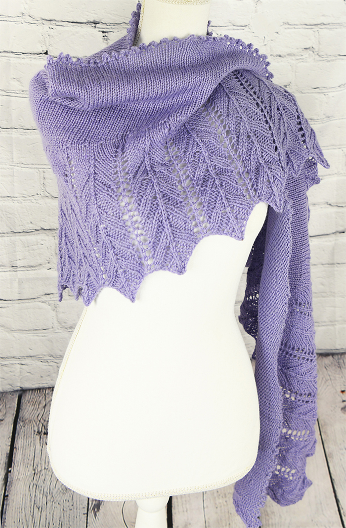 Free Wisteria Shawl Knitting Pattern