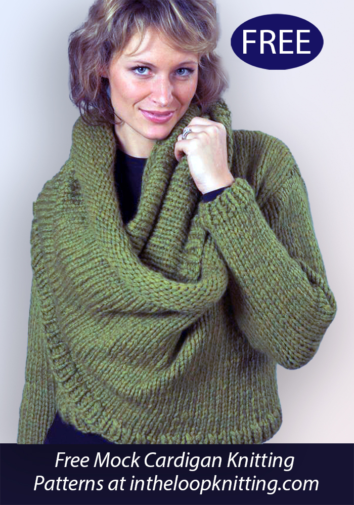 Free Women's Loop Cowl Sweater Knitting Pattern