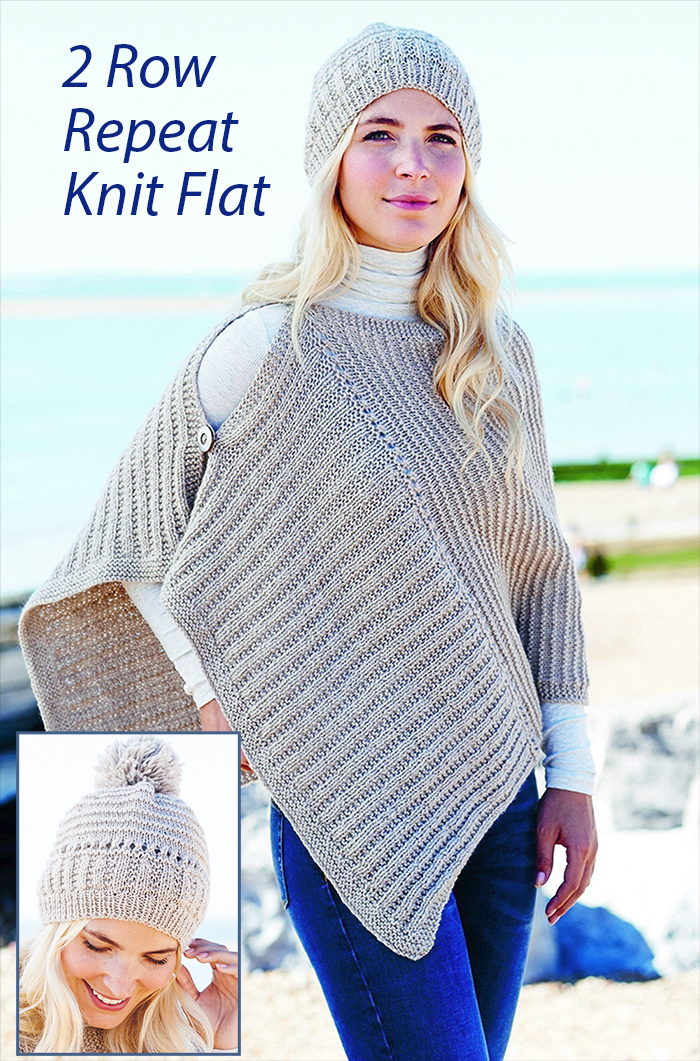 Womens Cape And Hat Knitting Pattern