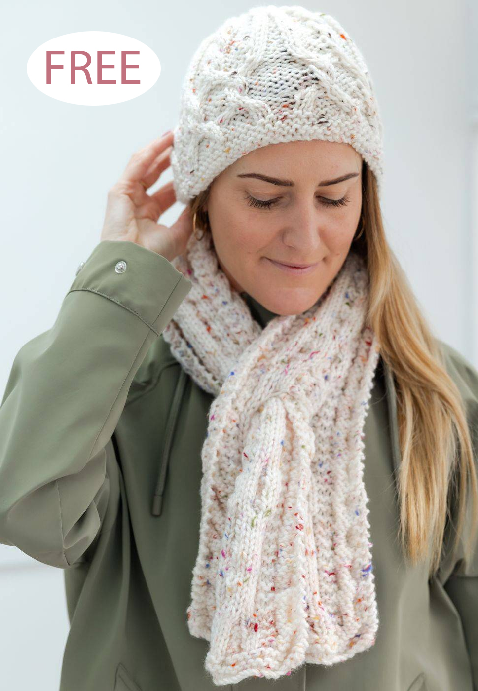 Free Hat and Scarf Set Knitting Pattern