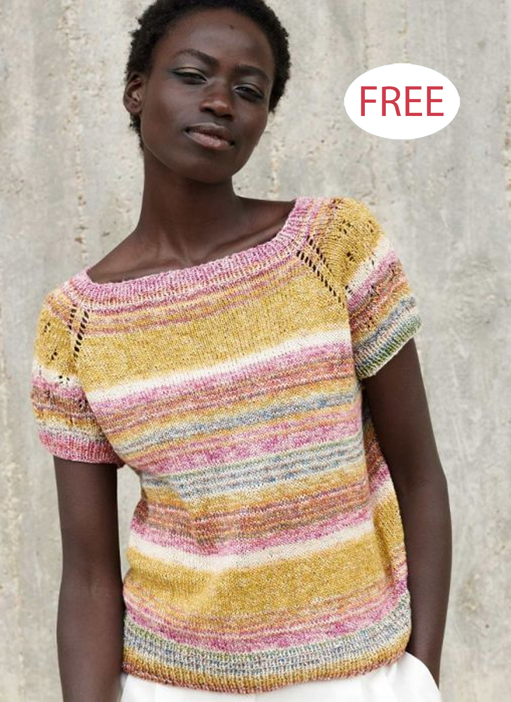 Free Knitting Pattern Womens T-Shirt