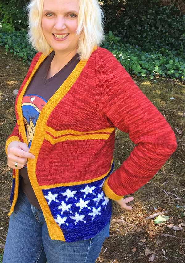 Knitting Patterns for Wonder Woman Sweater