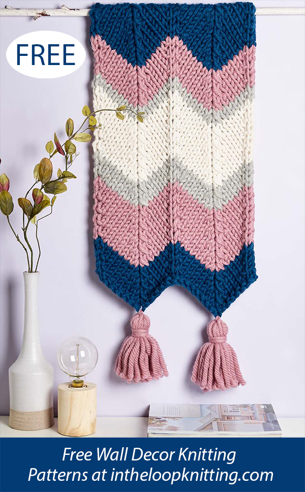 Free Zigzag Wall Hanging Knitting Patterns