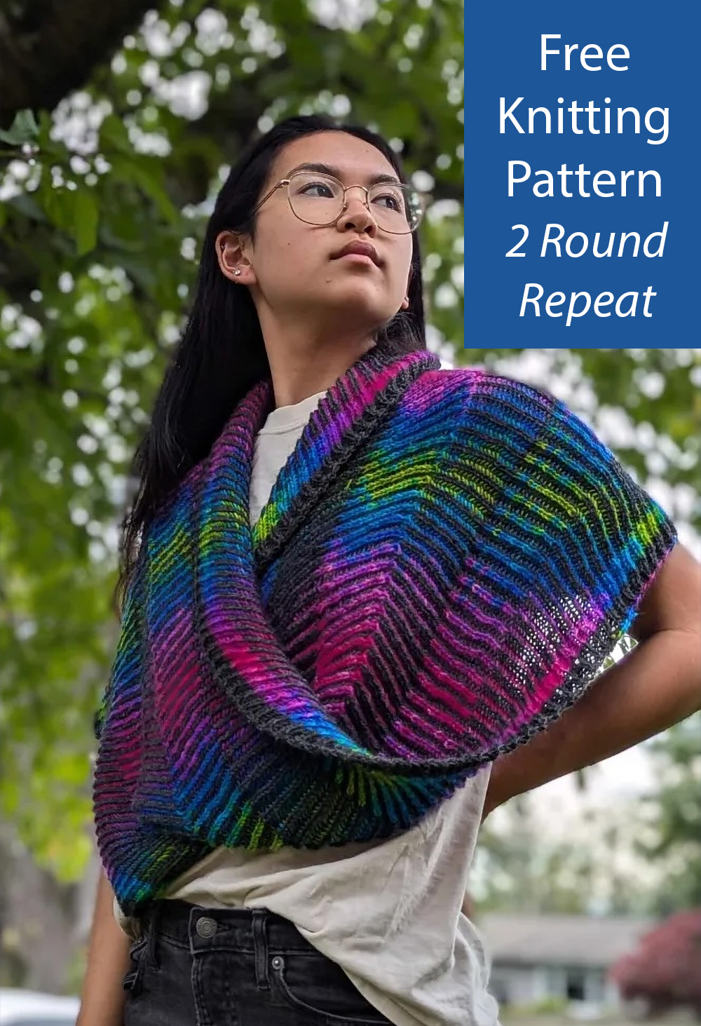 Free Knitting Pattern for Wondrous Wrap
