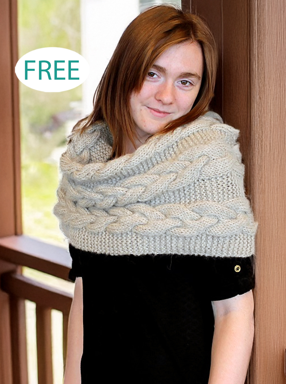 Free Cabled Cozy Knitting Pattern