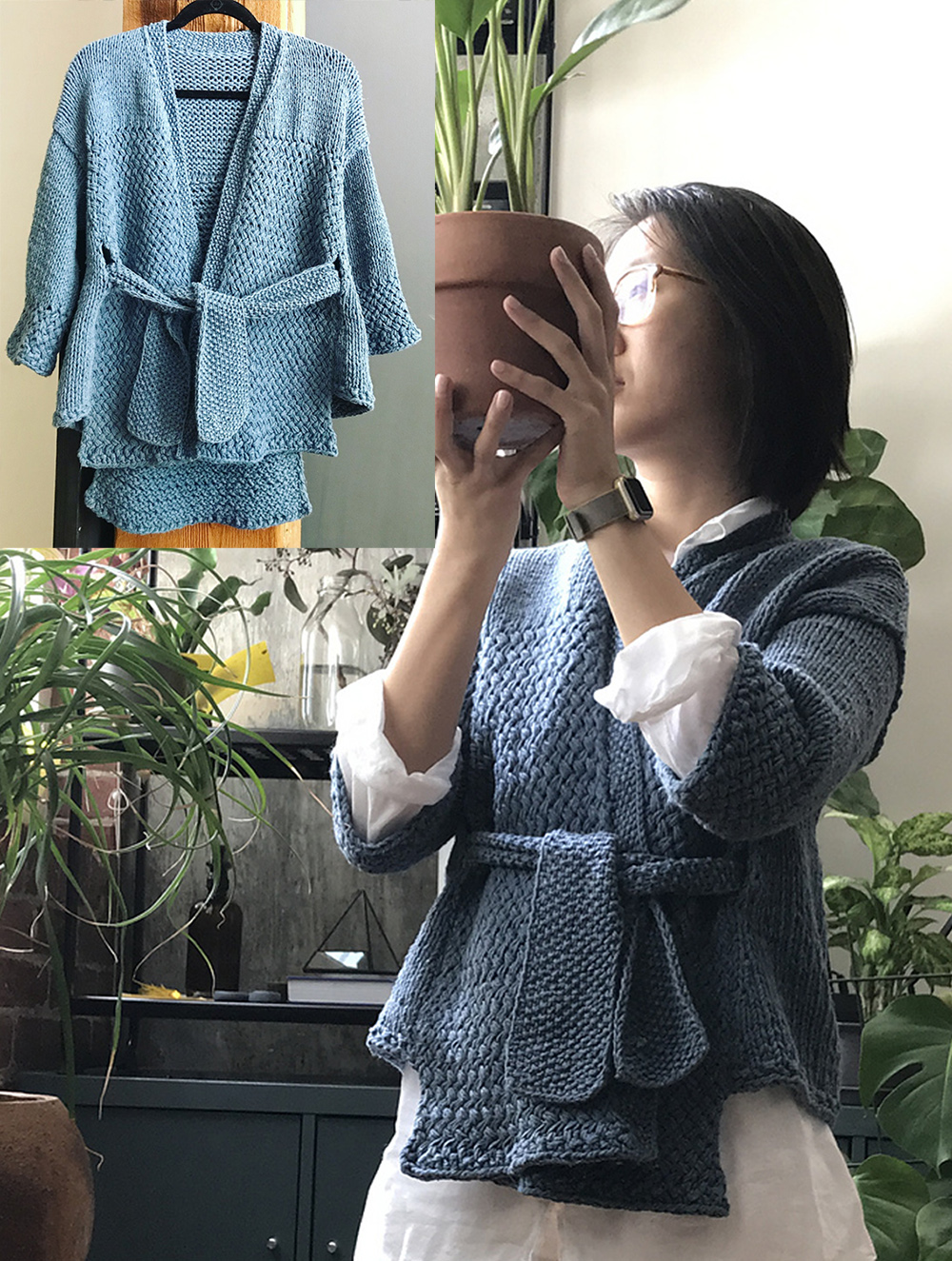 Free Woven Kyoto Cardigan Knitting Pattern