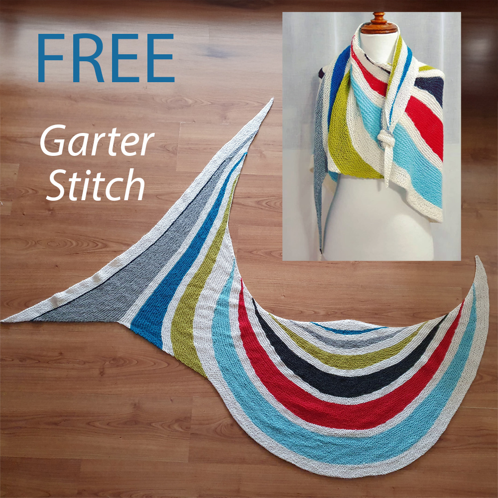 Free Wrap and Turn Shawl  Knitting Pattern