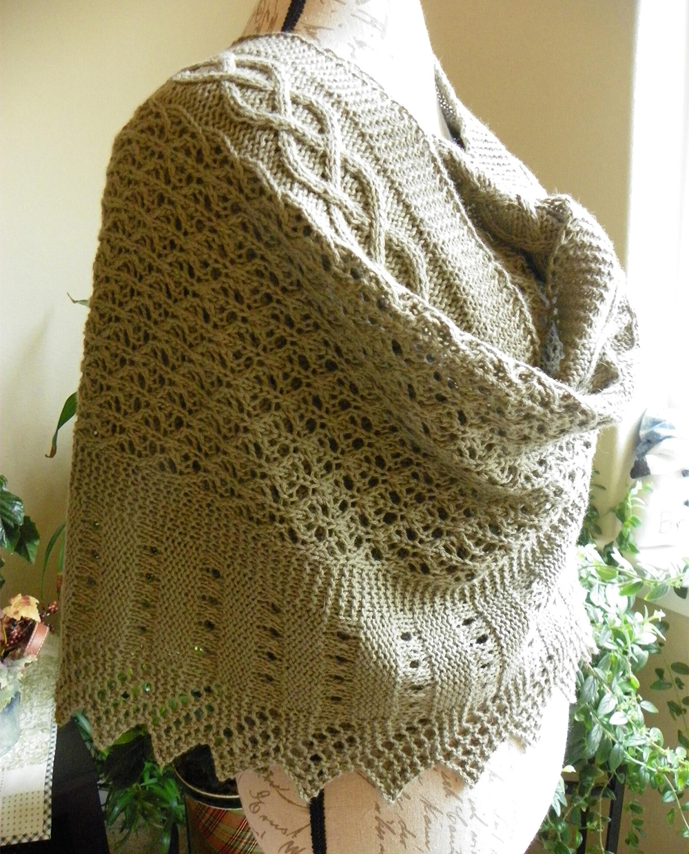 Knitting Pattern Wrap You Up Shawl