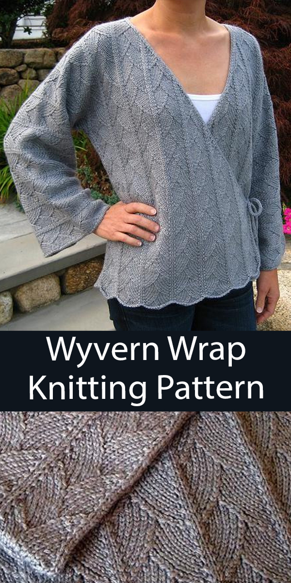 Wyvern Wrap Cardigan Knitting Pattern