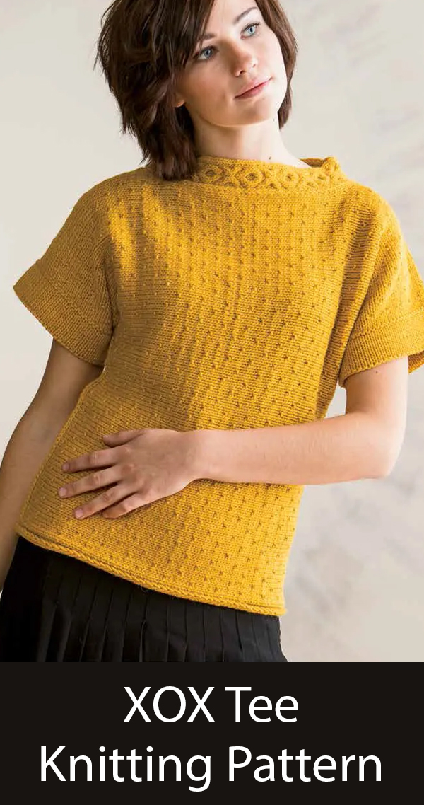 XOX Tee Sweater Knitting Pattern