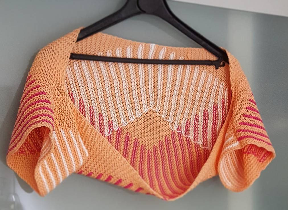 Free Knitting Pattern for Xtreme Slip Stitches Shrug
