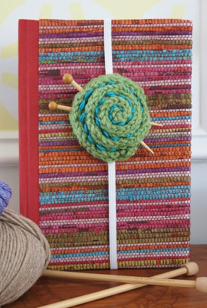 Free Knitting Pattern for Yarn Ball Bookmark