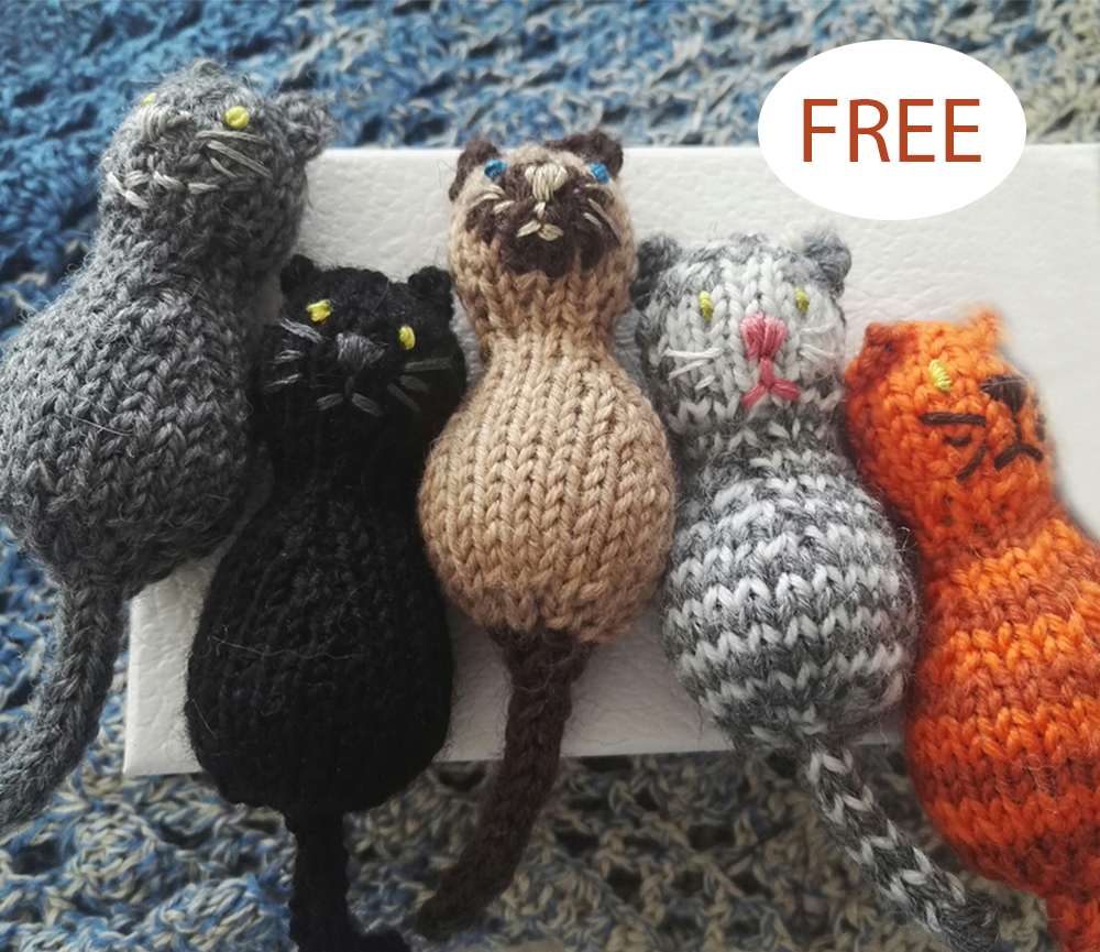 Free Pocket Cat Knitting Pattern