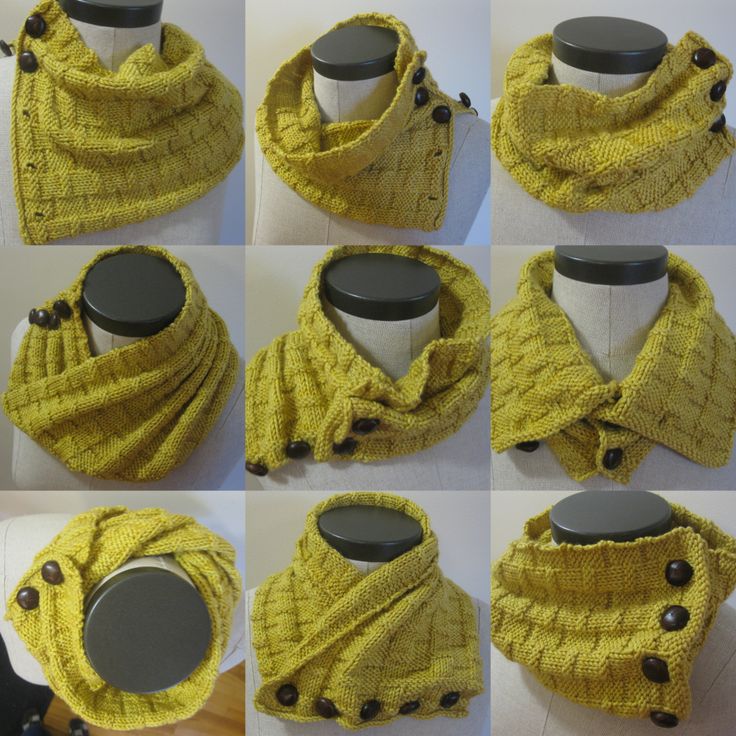Free knitting pattern for Yellow Brick Road cowl neckwarmer and more neck warmer knitting patterns