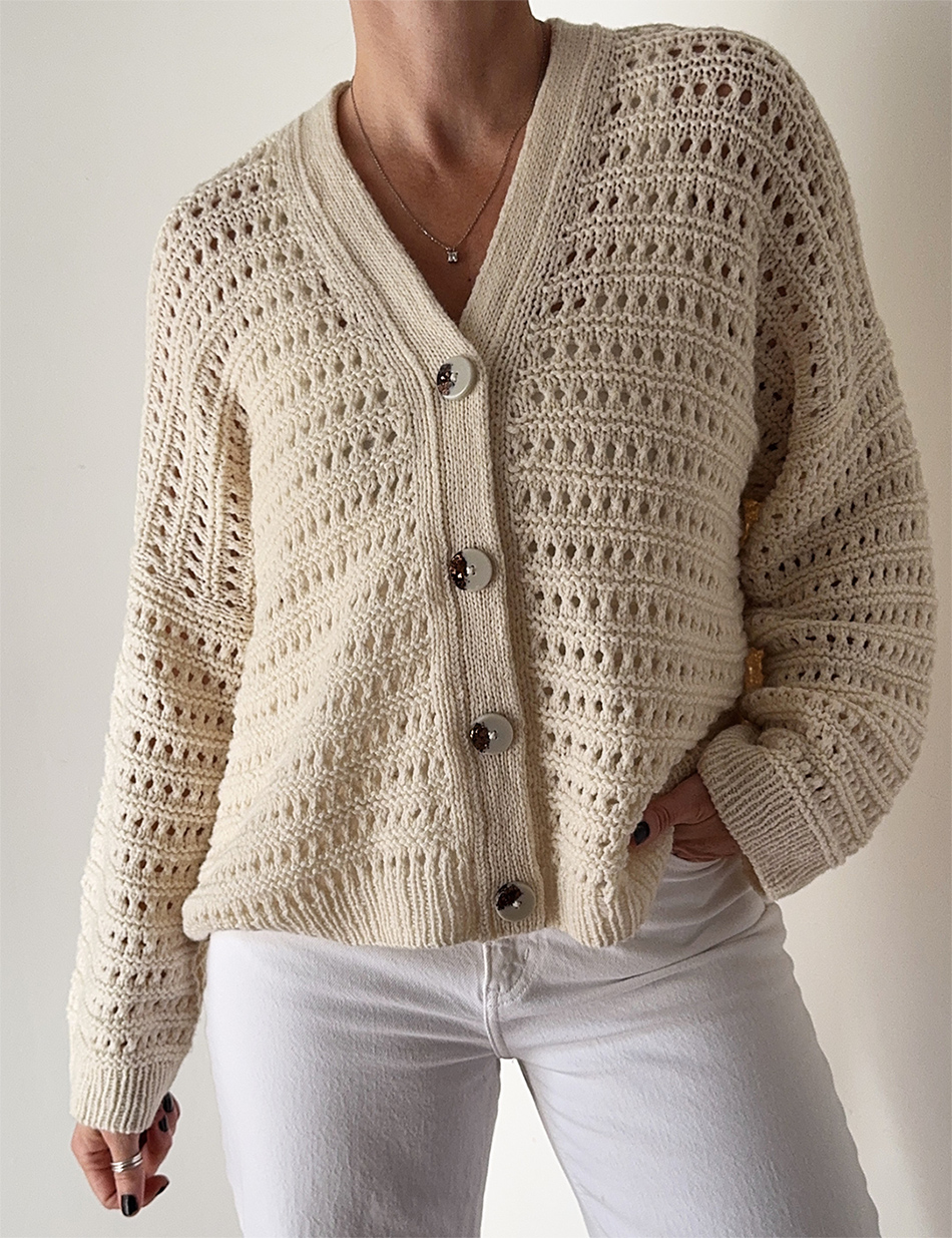  Yutori Cardigan Knitting Pattern