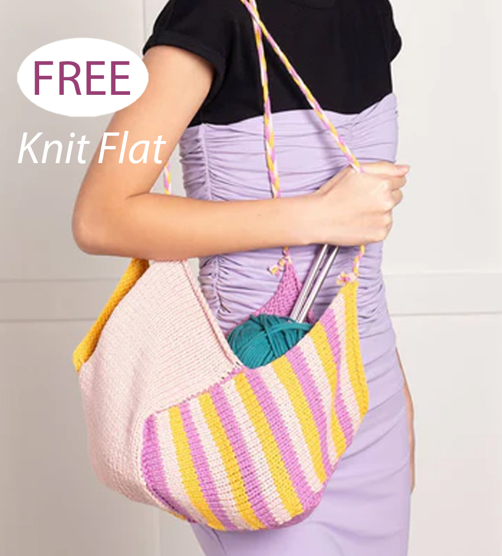 Free Beginner Zephyr Zen Tote Knitting Pattern