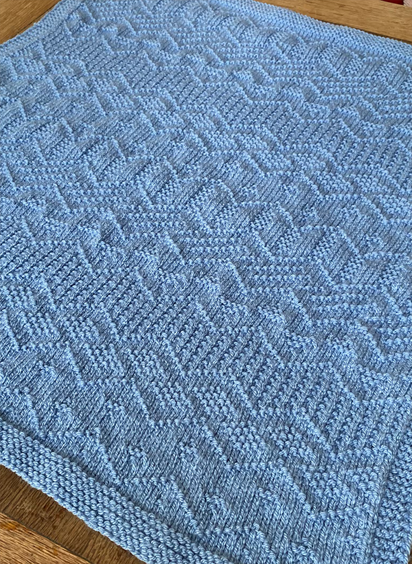 Zig Zag Sampler Blanket Knitting Pattern