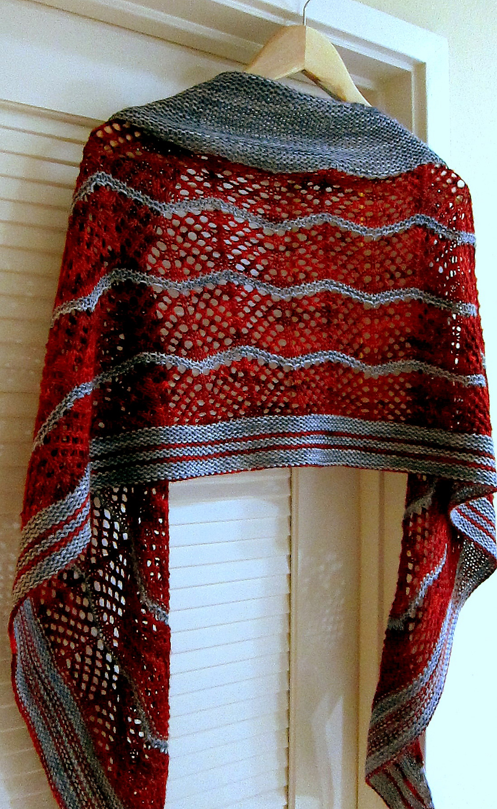 Knitting Pattern for Ziggity Shawl