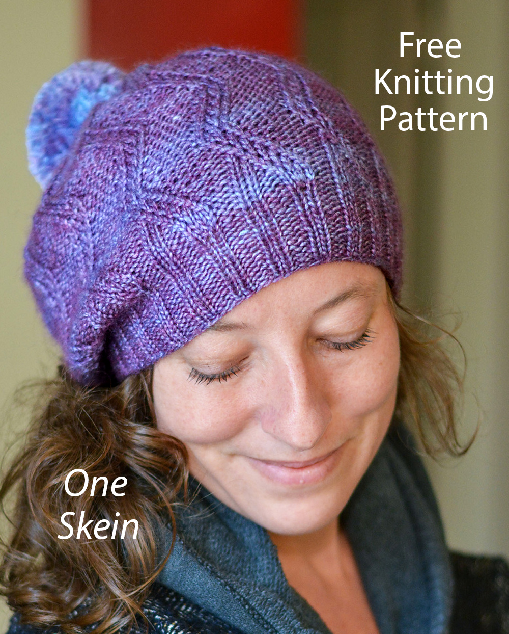 Free Knitting Pattern Ziggy Zag Hat